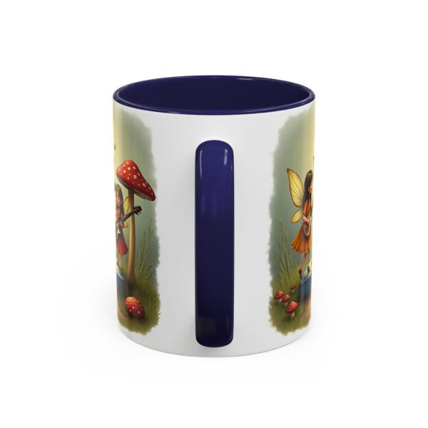 Enchanting Fairy Trio Accent Coffee Mug: Perfect for Fantasy Lovers, Gift for Women, Cute Mug for Birthdays, Cozy Coffee Vibes, Home Decor - Image 8