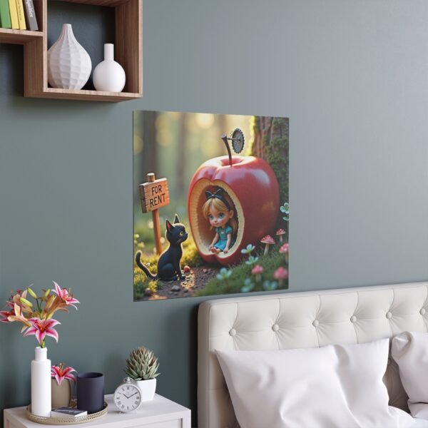 Whimsical Silk Posters for Home Decor, Fantasy Wall Art, Alice in Wonderland-inspired Artwork, Unique Gifts, Playful Living Room Decor - Image 8