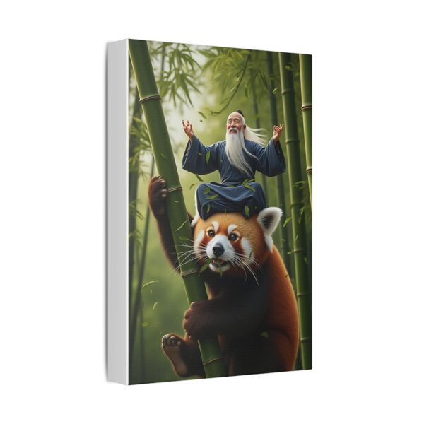 Whimsical Animal Canvas Art, Zen Decor for Home, Nature Art Print, Unique Gift, Relaxing Wall Art, Meditation Vibe - Image 2