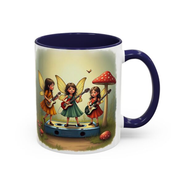 Enchanting Fairy Trio Accent Coffee Mug: Perfect for Fantasy Lovers, Gift for Women, Cute Mug for Birthdays, Cozy Coffee Vibes, Home Decor - Image 6