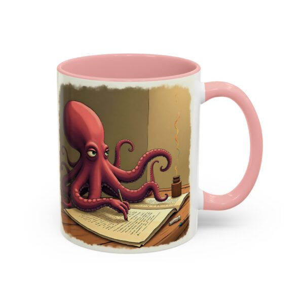 Whimsical Octopus Writing Mug | Artistic Coffee Mug, Gift for Writers, Ocean Lover's Mug, Unique Tea Cup, Fun Desk Accessory - Image 10