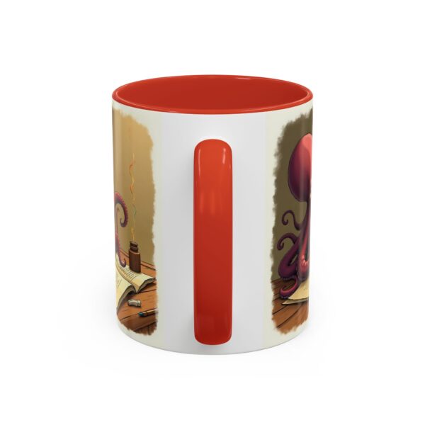 Whimsical Octopus Writing Mug | Artistic Coffee Mug, Gift for Writers, Ocean Lover's Mug, Unique Tea Cup, Fun Desk Accessory - Image 16