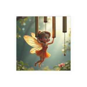 Whimsical Fairy Silk Poster | Enchanting Decor for Kids, Magical Room, Gift for Birthdays, Home Wall Art, Vibrant Nursery Addition