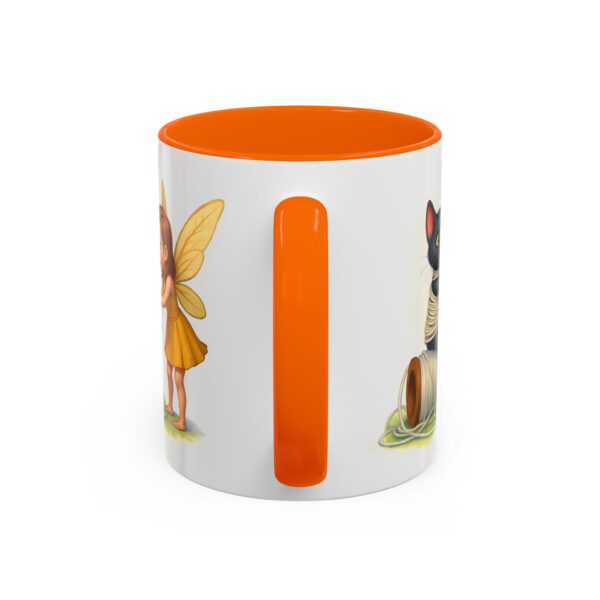 Whimsical Fairy and Cat Coffee Mug, Cute Cat Mug, Gift for Cat Lovers, Fairy Tale Mug, Fantasy Lover's Drinkware - Image 24