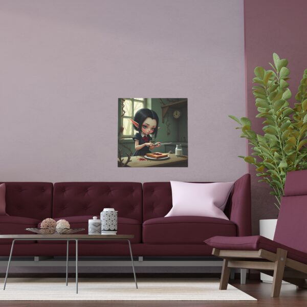 Dark Fantasy Art Silk Poster, Whimsical Wall Decor, Gothic Home Decor, Perfect for Halloween Gifts, Unique Interior Design - Image 9