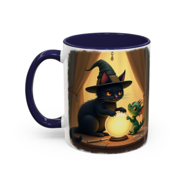 Whimsical Cat & Dragon Mug, Cute Coffee Mug, Halloween Decor, Gift for Cat Lovers, Cozy Tea Mug, Fantasy Drinkware - Image 7