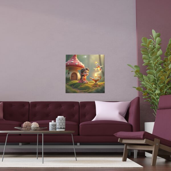 Magical Silk Poster for Kids' Room, Fantasy Wall Art, Enchanted Decor, Children's Gift, Indoor Outdoor Artwork - Image 9