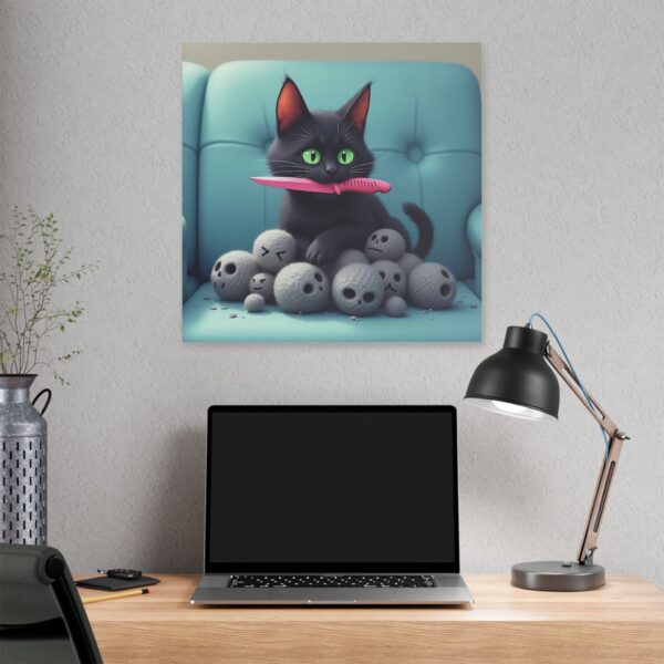 Playful Cat Canvas Wall Art, Cute Cat Decor, Whimsical Pet Print, Cat Lovers Gift, Fun Home Decor - Image 20