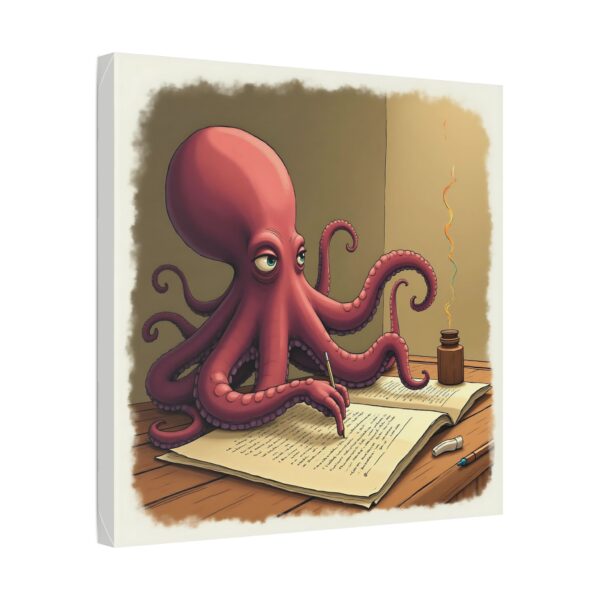 Whimsical Octopus Canvas Art Print, Ocean Decor, Fun Wall Art, Nautical Themed Gift, Office Wall Art, Unique Home Decor - Image 14
