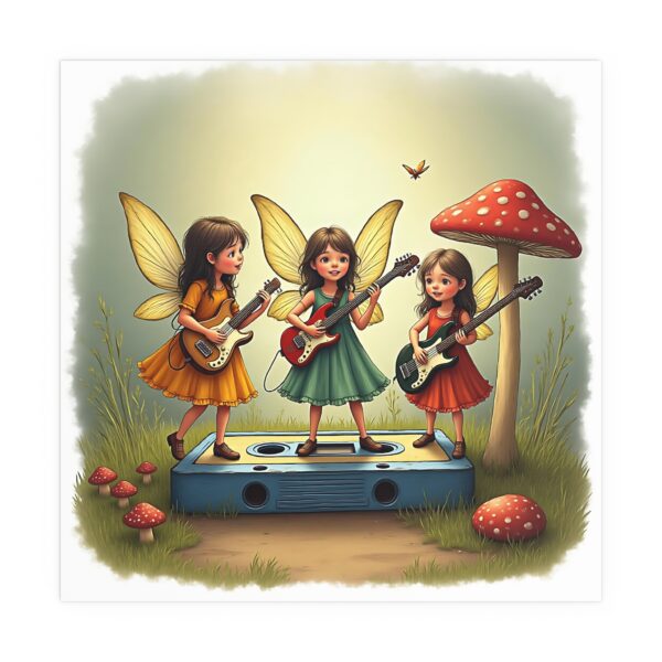 Whimsical Fairy Silk Posters, Enchanting Wall Decor, Kids Room Art, Nature Themed Decoration, Gift for Imaginative Souls - Image 4