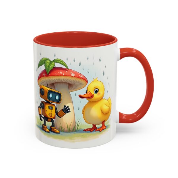 Whimsical Duck & Robot Coffee Mug, Cute Gift for Kids, Fun Kitchen Decor, Birthday Present, Office Mug - Image 14