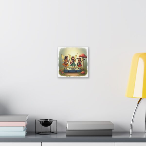 Magical Fairy Canvas Art, Children’s Room Decor, Whimsical Wall Art, Fantasy Gift, Playful Nursery Art - Image 3