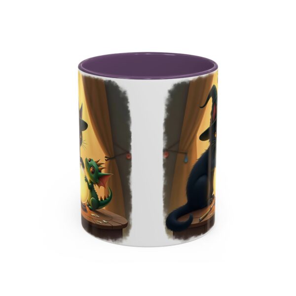 Whimsical Cat & Dragon Mug, Cute Coffee Mug, Halloween Decor, Gift for Cat Lovers, Cozy Tea Mug, Fantasy Drinkware - Image 25