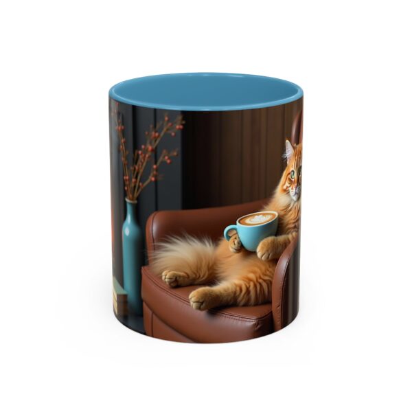 Cozy Cat Accent Coffee Mug, Cat Lover Gift, Cute Mug for Home, Coffee Lovers, Pet Owner Showers, Cozy Home Decor - Image 17