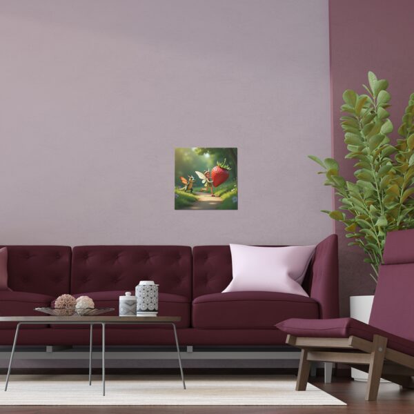 Fairy Tale Silk Poster, Enchanted Decor, Kids Room Wall Art, Magical Gift, Fantasy Home Decoration - Image 3