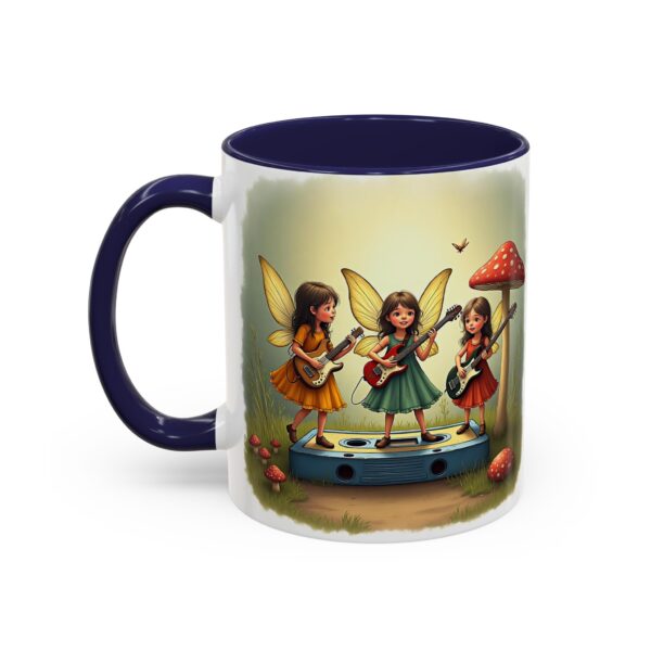 Enchanting Fairy Trio Accent Coffee Mug: Perfect for Fantasy Lovers, Gift for Women, Cute Mug for Birthdays, Cozy Coffee Vibes, Home Decor - Image 7