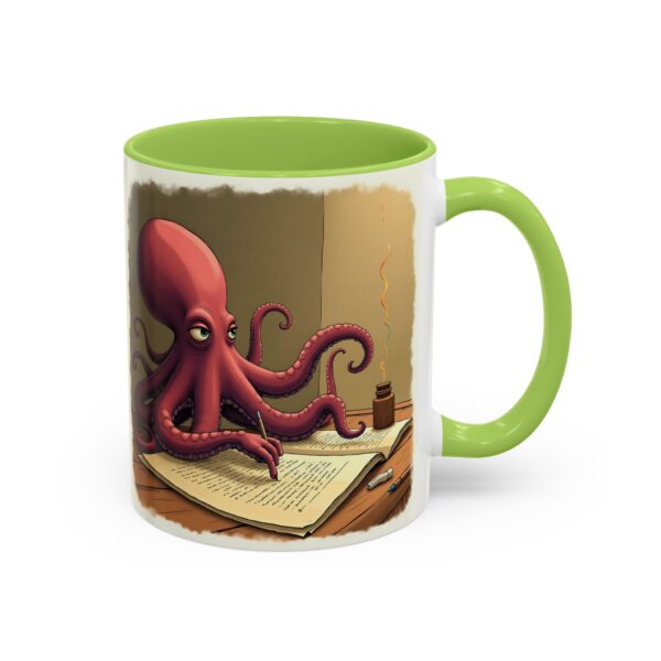 Whimsical Octopus Writing Mug | Artistic Coffee Mug, Gift for Writers, Ocean Lover's Mug, Unique Tea Cup, Fun Desk Accessory - Image 34