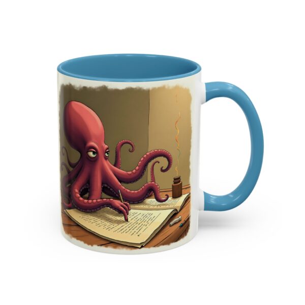 Whimsical Octopus Writing Mug | Artistic Coffee Mug, Gift for Writers, Ocean Lover's Mug, Unique Tea Cup, Fun Desk Accessory - Image 18