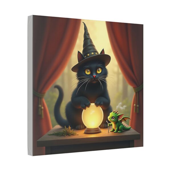 Magical Cat Canvas Art, Halloween Decor, Witchy Home Decor, Pet Lover Gift, Cozy Witch Aesthetic - Image 14