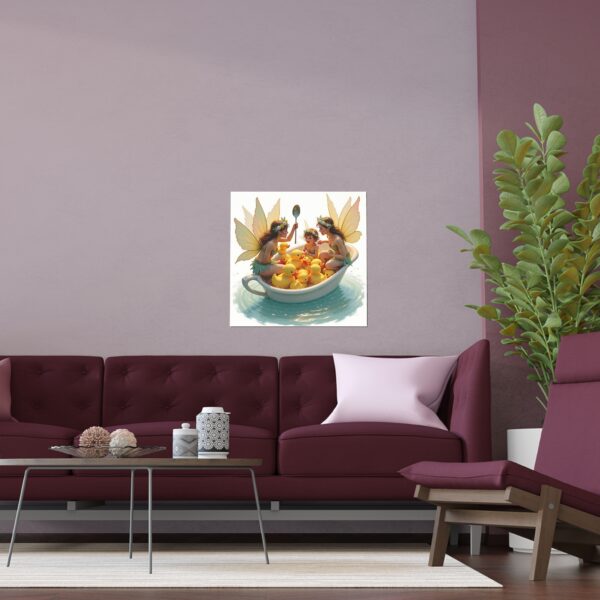 Whimsical Fairy Poster, Fairy Art Print, Fairy Decor, Kids Room Wall Art, Magical Silk Poster - Image 9