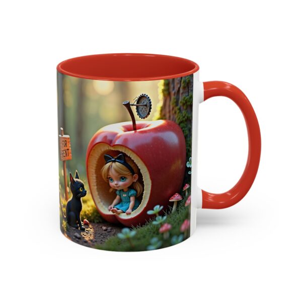 Whimsical Apple House Coffee Mug - Cute Cat & Doll Design, Gift for Cat Lovers, Home Office Decor, Eco-Friendly Drinkware - Image 14