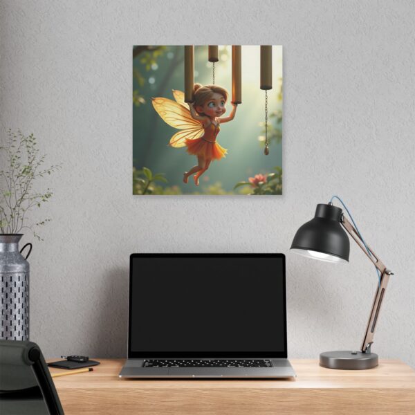 Whimsical Fairy Canvas Print, Enchanted Wall Art, Magical Decor, Gift for Kids, Nature Inspired Artwork, Nursery Decoration - Image 12