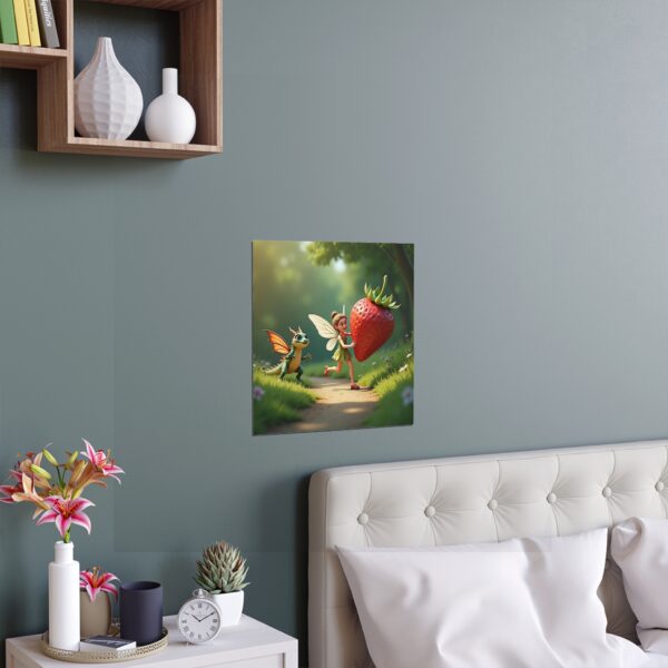 Fairy Tale Silk Poster, Enchanted Decor, Kids Room Wall Art, Magical Gift, Fantasy Home Decoration - Image 2