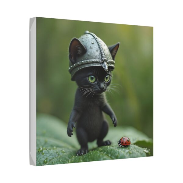 Whimsical Cat Canvas Art | Cat Lover Wall Decor, Unique Home Gift, Funny Pet Art, Kids Room Decoration, Animal Lover Gift - Image 14
