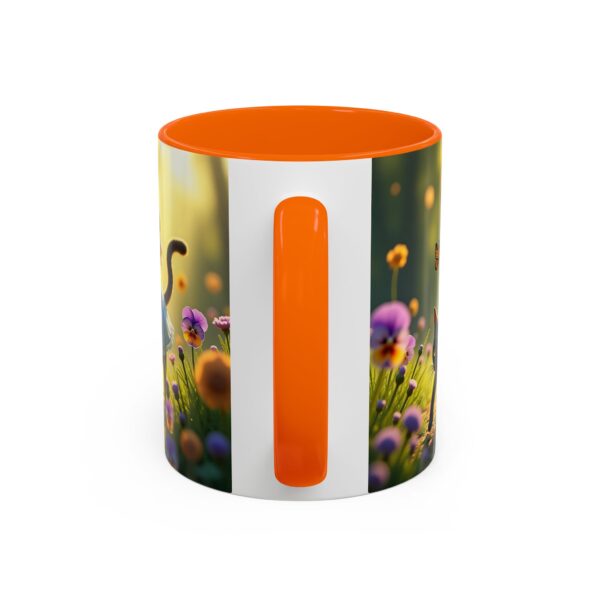 Charming Cat & Girl Coffee Mug, Floral Mug, Cat Lover Gift, Alice in Wonderland Theme, Unique Kitchen Decor, Cute Drinkware - Image 24