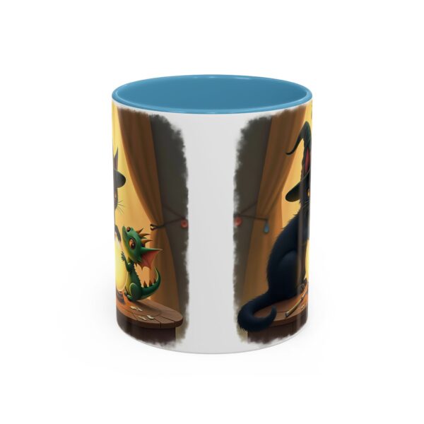 Whimsical Cat & Dragon Mug, Cute Coffee Mug, Halloween Decor, Gift for Cat Lovers, Cozy Tea Mug, Fantasy Drinkware - Image 17