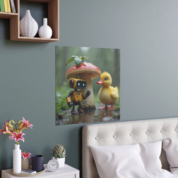 Whimsical Silk Posters for Home & Garden Decor, Indoor Outdoor Wall Art, Unique Gifts for Kids, Nature-Inspired Prints, Playful [...] - Image 8