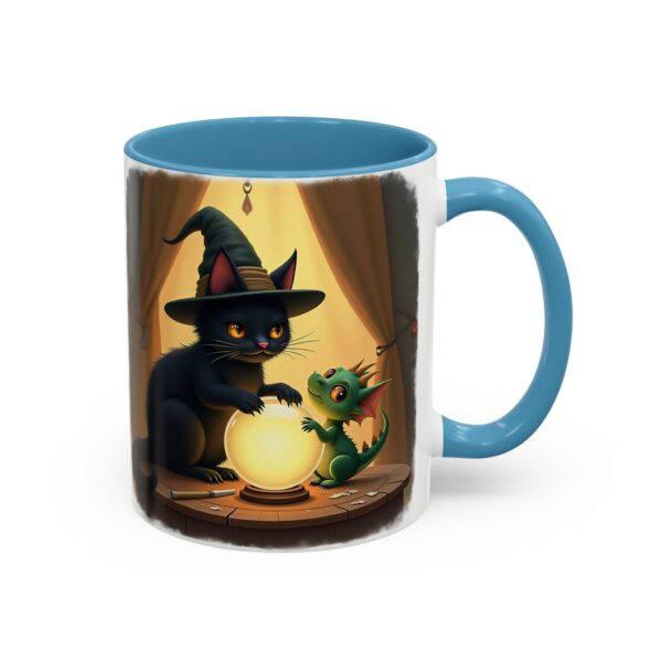 Whimsical Cat & Dragon Mug, Cute Coffee Mug, Halloween Decor, Gift for Cat Lovers, Cozy Tea Mug, Fantasy Drinkware - Image 18