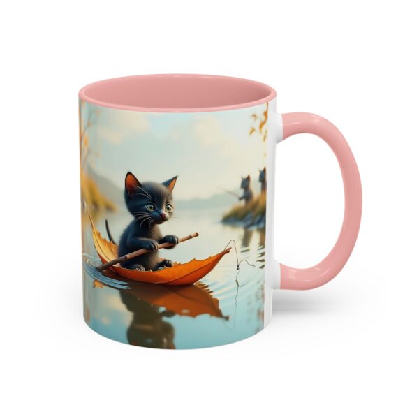 Whimsical Cat Coffee Mug - Black Accent, Perfect for Cat Lovers, Fall Decor, Cute Gift for Her, Cozy Mornings - Image 10
