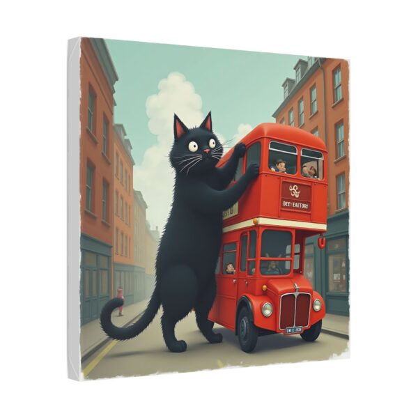 Whimsical Cat Canvas Art, Fun Home Decor, Wall Art for Cat Lovers, Unique Gift for Pet Owners, Cute Artwork for Kids' Rooms - Image 18