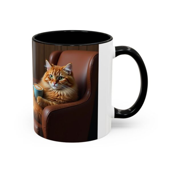 Cozy Cat Accent Coffee Mug, Cat Lover Gift, Cute Mug for Home, Coffee Lovers, Pet Owner Showers, Cozy Home Decor - Image 2