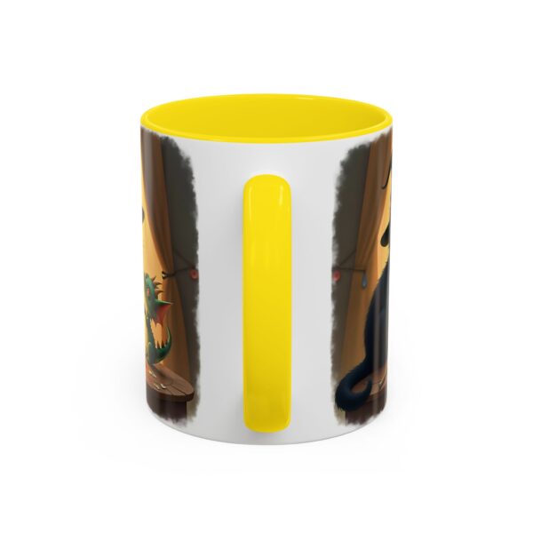 Whimsical Cat & Dragon Mug, Cute Coffee Mug, Halloween Decor, Gift for Cat Lovers, Cozy Tea Mug, Fantasy Drinkware - Image 32