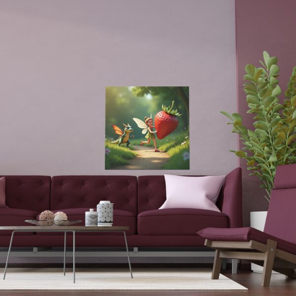 Fairy Tale Silk Poster, Enchanted Decor, Kids Room Wall Art, Magical Gift, Fantasy Home Decoration - Image 6