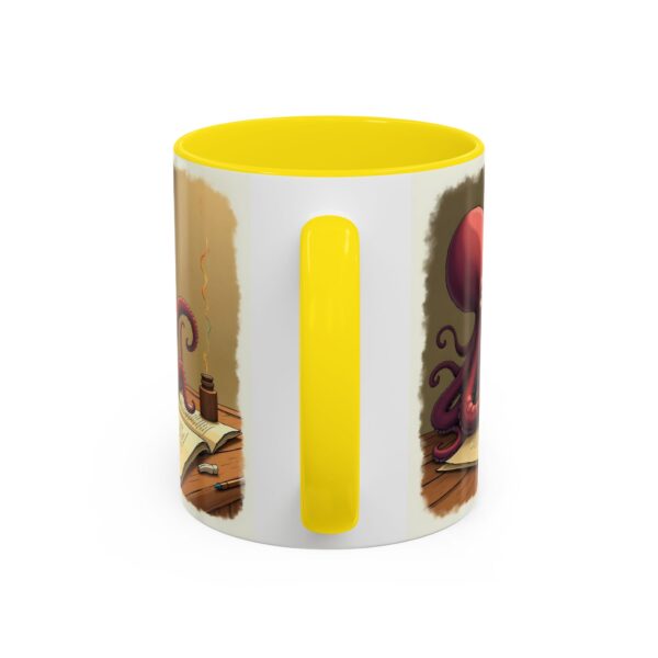 Whimsical Octopus Writing Mug | Artistic Coffee Mug, Gift for Writers, Ocean Lover's Mug, Unique Tea Cup, Fun Desk Accessory - Image 32