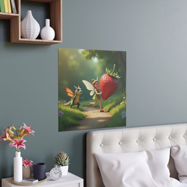 Fairy Tale Silk Poster, Enchanted Decor, Kids Room Wall Art, Magical Gift, Fantasy Home Decoration - Image 8