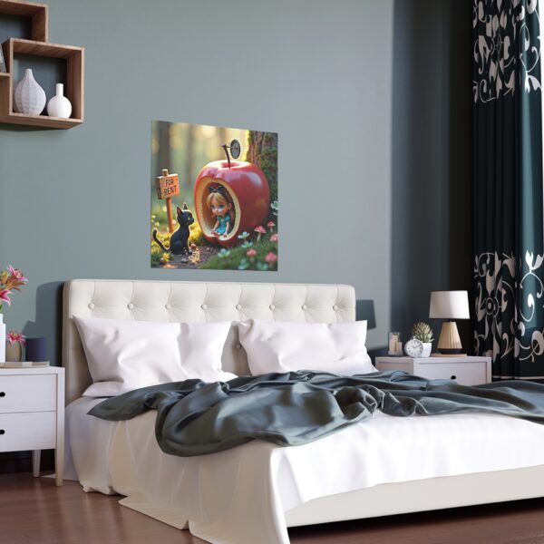 Whimsical Silk Posters for Home Decor, Fantasy Wall Art, Alice in Wonderland-inspired Artwork, Unique Gifts, Playful Living Room Decor - Image 5