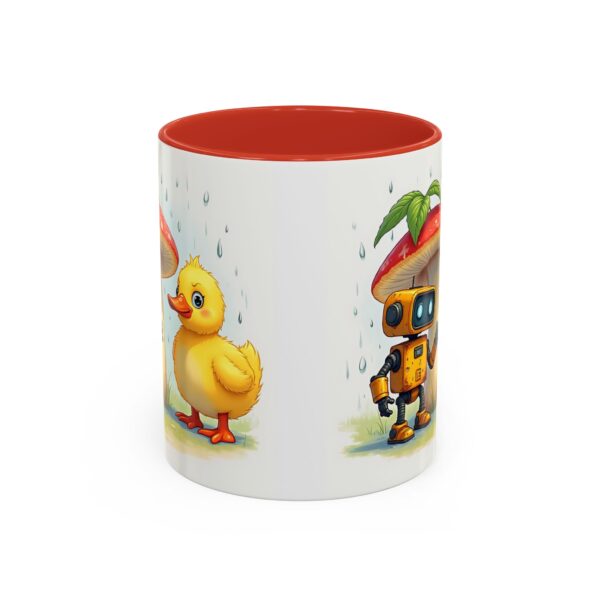 Whimsical Duck & Robot Coffee Mug, Cute Gift for Kids, Fun Kitchen Decor, Birthday Present, Office Mug - Image 13