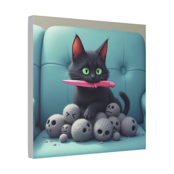 Playful Cat Canvas Wall Art, Cute Cat Decor, Whimsical Pet Print, Cat Lovers Gift, Fun Home Decor - Image 18