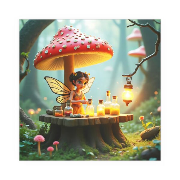 Silk Poster - Enchanted Forest Fairy Alchemy Stand - Image 7