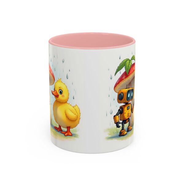 Whimsical Duck & Robot Coffee Mug, Cute Gift for Kids, Fun Kitchen Decor, Birthday Present, Office Mug - Image 9