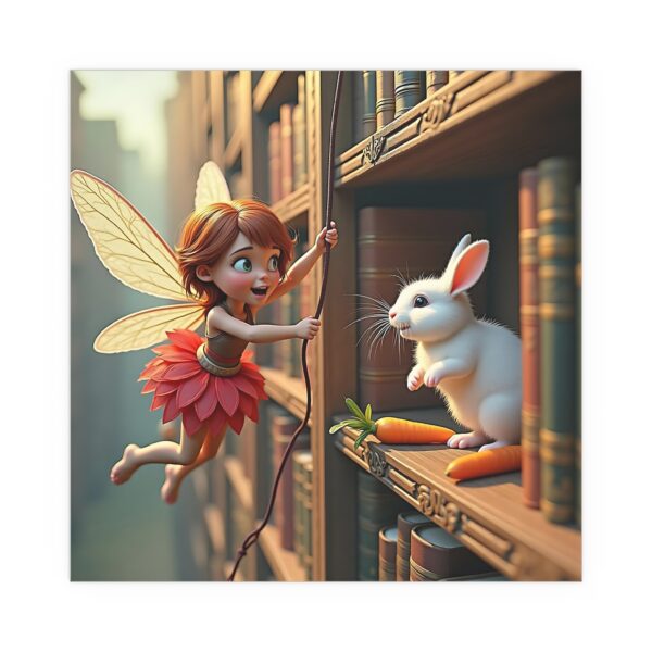 Whimsical Fairy Silk Wall Art, Enchanting Decor for Kids' Rooms, Magical Gifts for Birthdays, Nursery Wall Hangings, Indoor/Outdoor [...] - Image 7