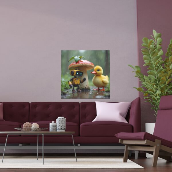 Whimsical Silk Posters for Home & Garden Decor, Indoor Outdoor Wall Art, Unique Gifts for Kids, Nature-Inspired Prints, Playful [...] - Image 6