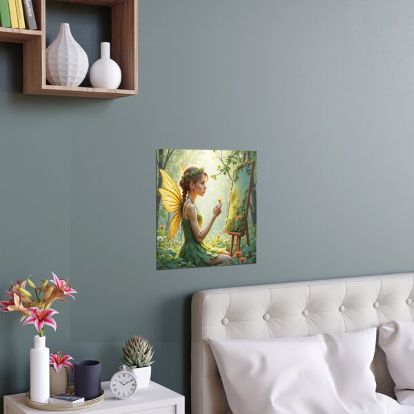 Enchanting Silk Wall Art Poster, Fairy Theme Home Decor, Nature Inspired Art, Magical Gift, Indoor Outdoor Decoration, Unique Art Print - Image 2
