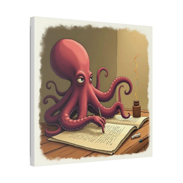 Whimsical Octopus Canvas Art Print, Ocean Decor, Fun Wall Art, Nautical Themed Gift, Office Wall Art, Unique Home Decor - Image 18