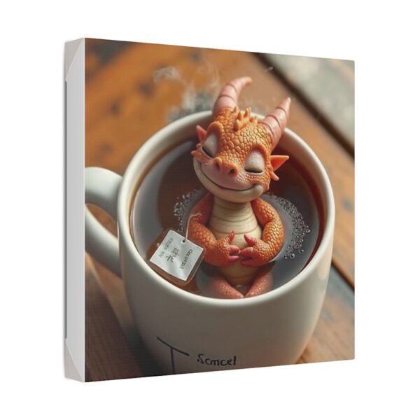 Cozy Dragon Canvas Art, Cute Wall Decor for Home, Dragon Lover Gift, Unique Nursery Art, Whimsical Animal Artwork - Image 6
