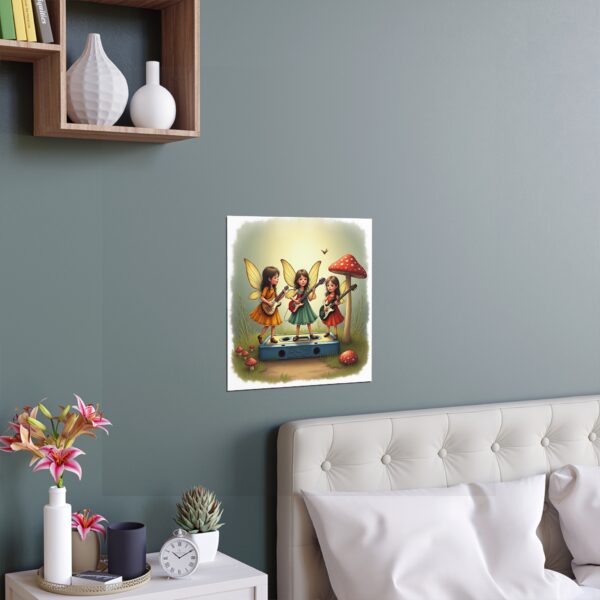Whimsical Fairy Silk Posters, Enchanting Wall Decor, Kids Room Art, Nature Themed Decoration, Gift for Imaginative Souls - Image 2